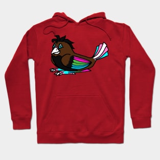 Polysexual Pride Bird Hoodie